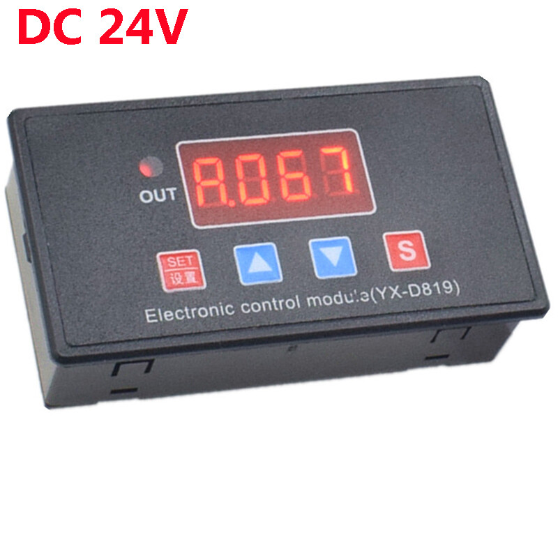 DC5V 12V 24V Delay Turn On/off Cycle Timer Relay Signal Trigger Switch ...