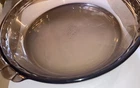 Vintage Pyrex #229 Amber 10" Pie Pan with Fluted Edges Scalloped Handles 24cm