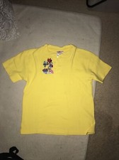 VTG The Disney Store, Minnie And Daisy Shirt, Yellow, Size SM 6 