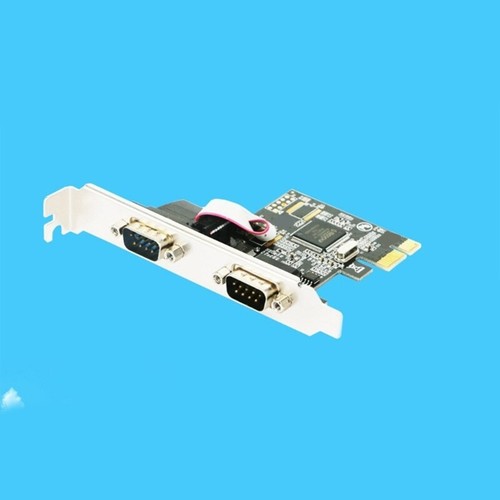 Serial Card PCIE Serial RS232 2 Port Extension Adapter Card Serial Card PCIE X1 - Afbeelding 5 van 8