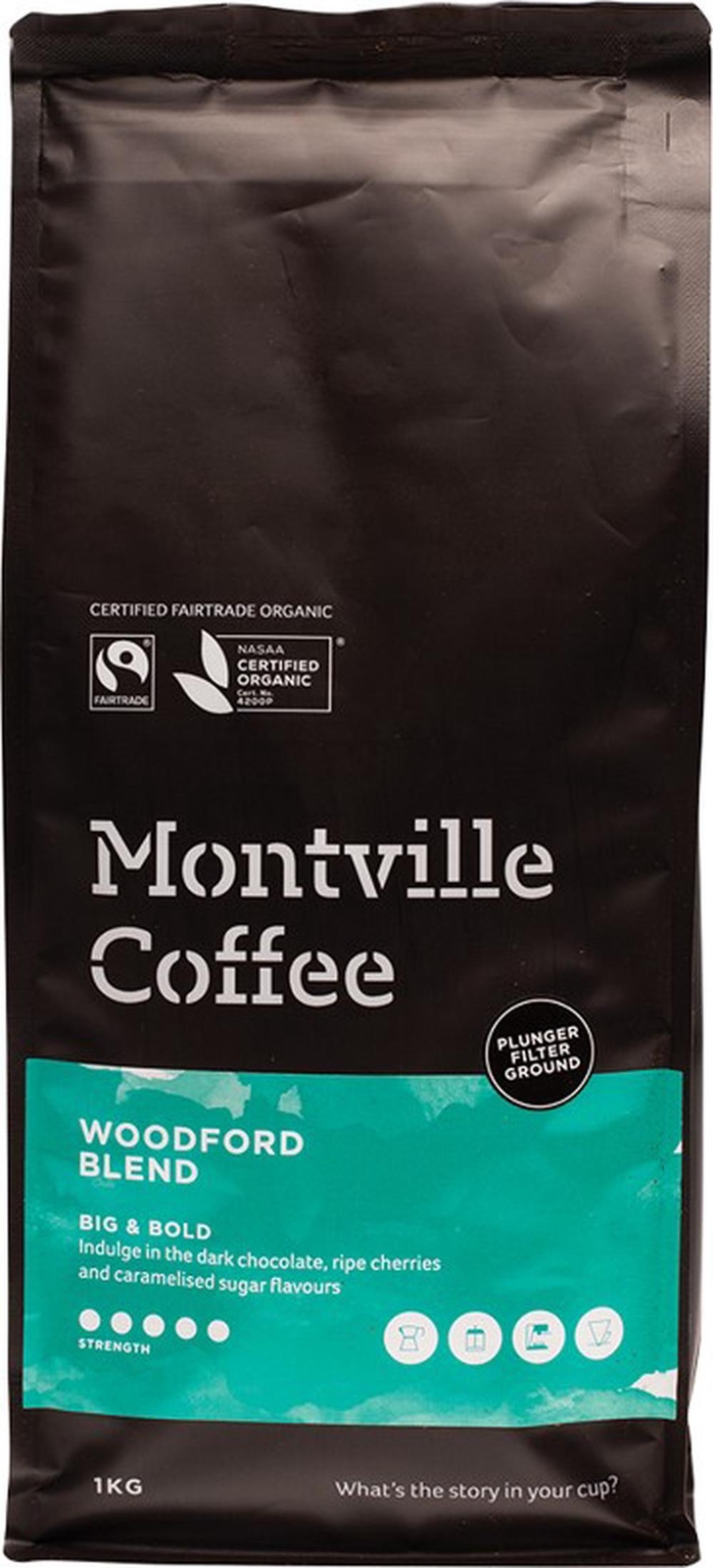 Montville Coffee Plunger Filter Ground Coffee (Woodford Blend) 1kg eBay