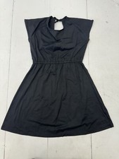 Cakcton Black Summer Shirt Dress Womens Size Large