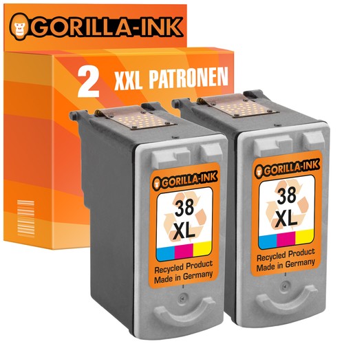 Druckerpatrone Tinten Patrone 2x Color für Canon CL38 CL511 CL-513 CL-541 CL-546 - Bild 21 von 159