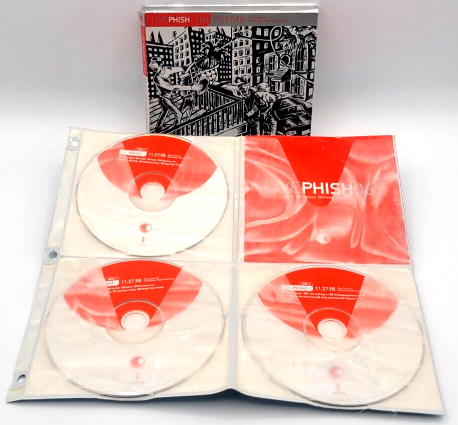 PHISH: LIVE PHISH VOLUME 6 11/27/98 THE CENTRUM, WORCESTER