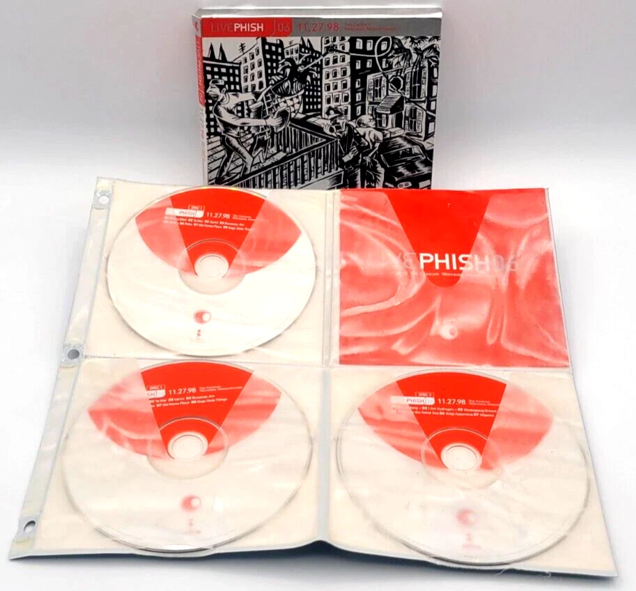 PHISH: LIVE PHISH VOLUME 6 11/27/98 THE CENTRUM, WORCESTER, MA 3-CD SET ELEKTRA — 第 3/3 张图片