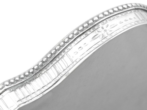 Newcastle Sterling Silver Teapot Stand by John Langlands I & John Robertson I - Picture 9 of 12