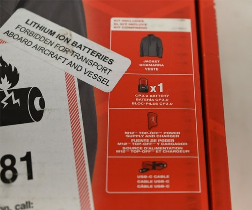 Milwaukee M100G-212X M12 Heated TOUGHSHELL Jacket Kit, Size 2X, Gray - Picture 8 of 9