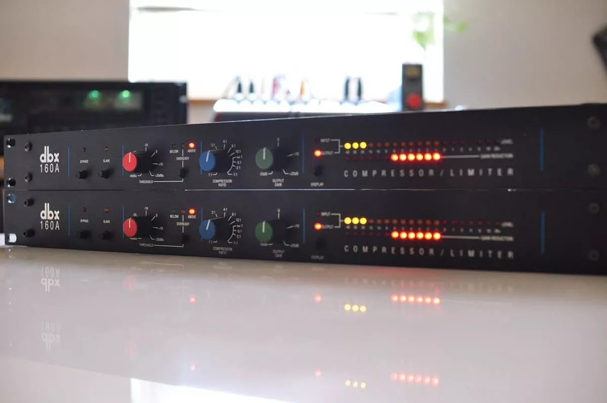 DBX 160A Professional Single Channel Vintage Compressor / Limiter 2 Set