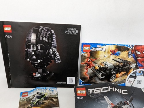 LEGO TECHNIC SPIDERMAN CITY MANUAL LOT OF 13 MANUALS ONLY - Picture 4 of 7