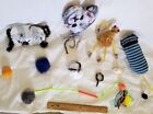10 Tough Cat Toys #4 -kitty kicker,balls,mouse, teaser,etc. ;silvervine & catnip