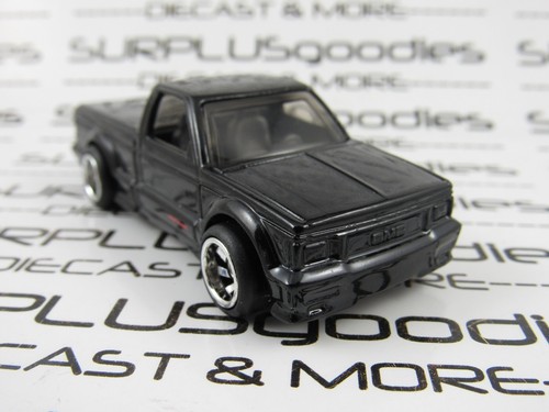 Hot Wheels 1:64 LOOSE Black 1991 GMC SYCLONE Pickup Custom Swap w/Real Riders C - Picture 5 of 9
