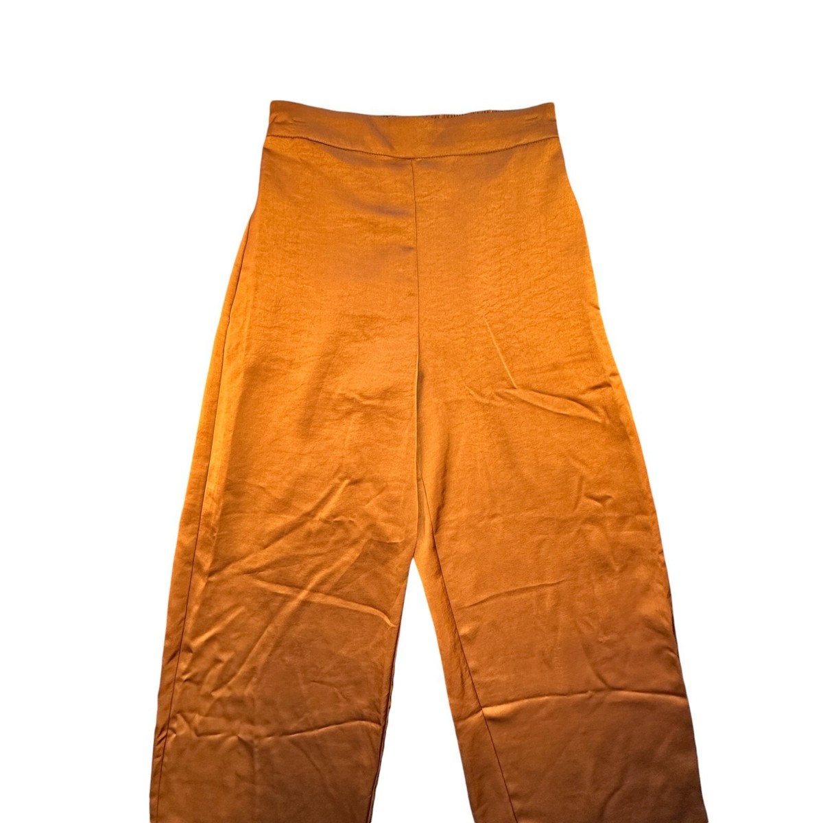 【新品未使用】house on the hill short pants 70 House of Harlow 1960 Satin Pants Womens Medium Wide Leg High