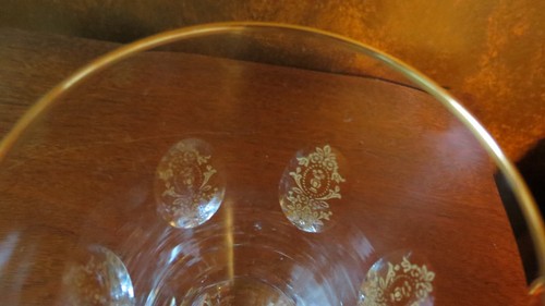 Tiffin Franciscan Crystal Palais Versailles 6 7/8” Footed Iced Tea Tumbler(s) - Picture 2 of 4