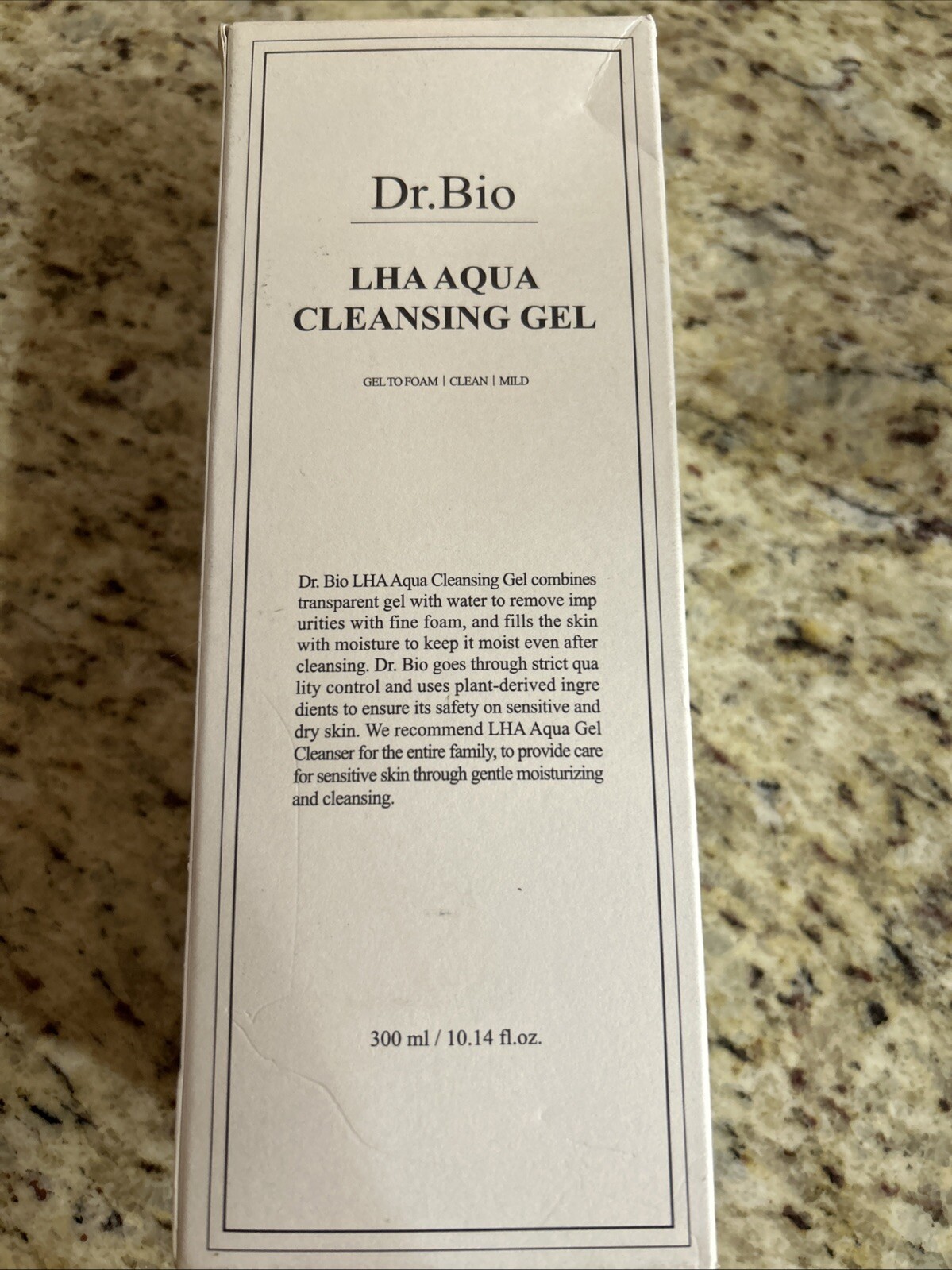 Dr. Bio LHA  AQUA Cleansing Gel 300ml New Sealed Expiration 