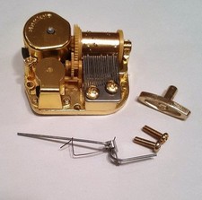 Sankyo 18 Note Music Box Movement with Reuge Wire Stopper-"Merry Widdow Waltz"