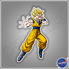 Super Saiyan Goku Sticker Dragon Ball Z Anime window laptop bumper vinyl decal