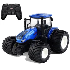 1:24 Remote Control Tractor RC Tractor Toy Farm Toys Vehicle for Boys Kids Adult