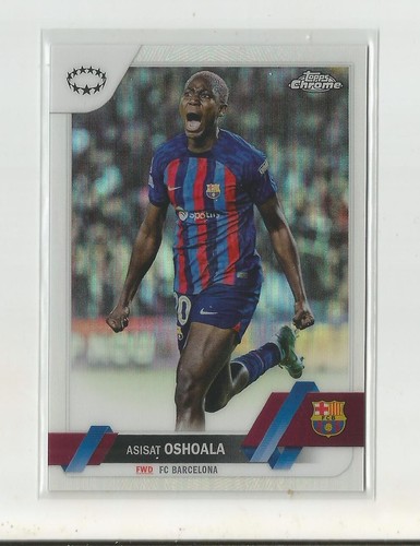 2022-23 Topps Chrome UEFA Women's Champions League ASISAT OSHOALA Refractor
