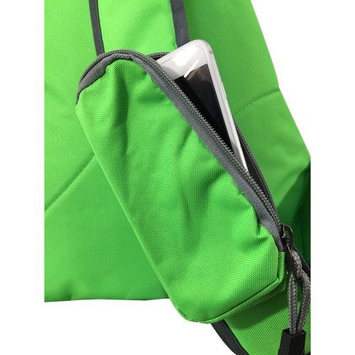 19" großer Sling Rucksack in bunten Farben, Tagesrucksack mit reflektierendem Sicherheitsstreifen - Bild 30 von 42