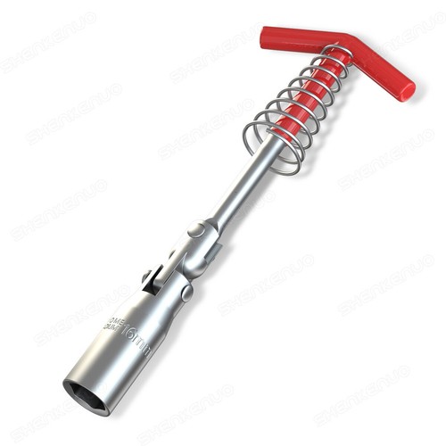 1pcs 16mm T Handle Spark Plug Socket Remover Wrench Disassembly Tool - 第 1/10 張圖片