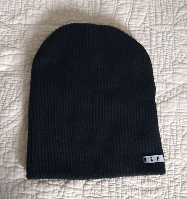 New Neff Daily Beanie Hat for Men and Women Black