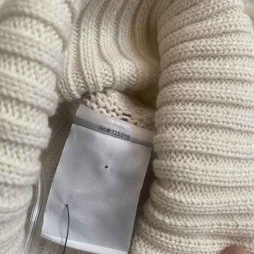 Nike Men's Life Cable Knit Turtleneck Sweater Light Bone FB7770-072 Size Small - Picture 9 of 18