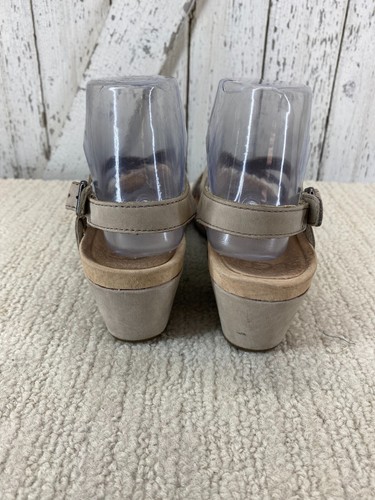 UGG Kenley Strappy Slingback Wedge Comfort Sandals Brown Size 6 - Picture 6 of 8