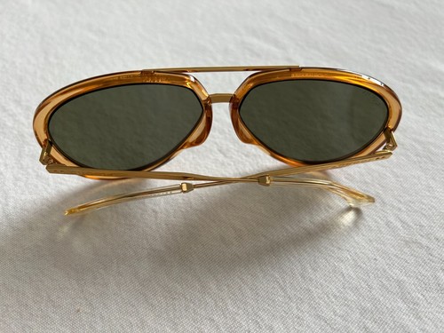 Neu ohne Etikett Gucci Epilogue GG0904S 003 transparente bernsteinfarbene/grüne Sonnenbrille 61 mm - Bild 3 von 3