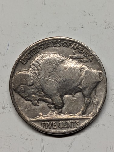 1937 Buffalo Indian Head Nickel 5 Cent - Bild 2 von 2