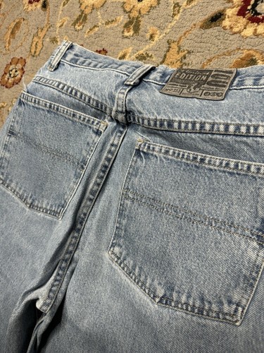 Jeans vintage IOU años 90 para hombre 30 X 30 azul patinador de colección holgados años 90 - Imagen 4 de 4