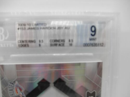 2009-10 LIMITATO PHENOMS RPA Auto JAMES HARDEN RC #072/299 BGS 9/10 - Foto 4 di 7