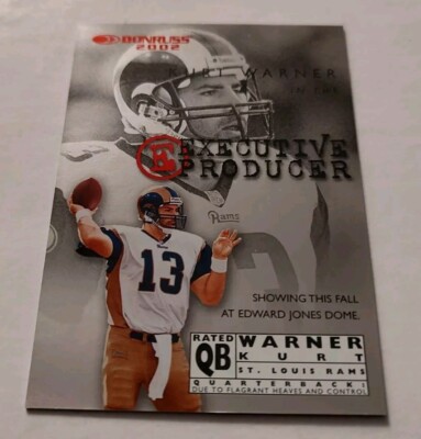 2002 Kurt Warner Donruss Executive Producer # EP3 ( 304/1000 )