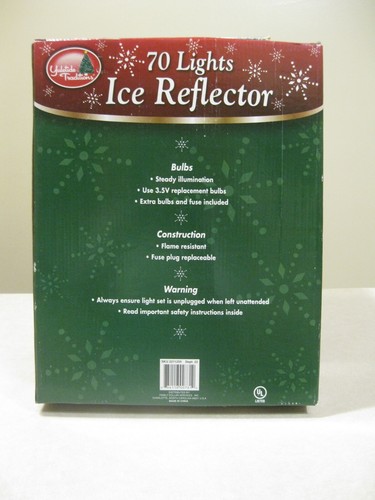 Yuletide 18 Eiszapfen, 70 Lichter, Eisreflektor Multi Color Neu " 2008 " Open Box - Bild 9 von 10