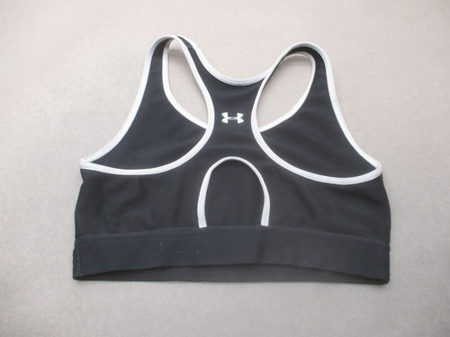 Under Armour Size M Womens BLK Unlined Wireless Pull On Racer Back Sports Bra 9Q - Picture 4 of 5