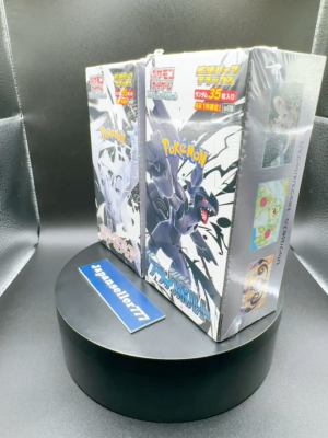 Pokemon Card White Flare Black Bolt Deluxe BOX Set of 2