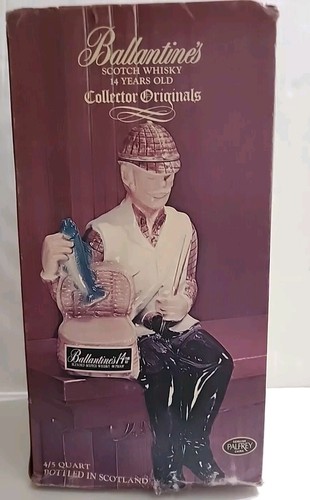 Jarra de licor de whisky escocés Ballantine's vintage "The Seated Fisherman"... - Imagen 16 de 19