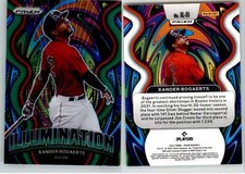 Xander Bogaerts 2022 Prizm Illumination Green IL-11 Red Sox