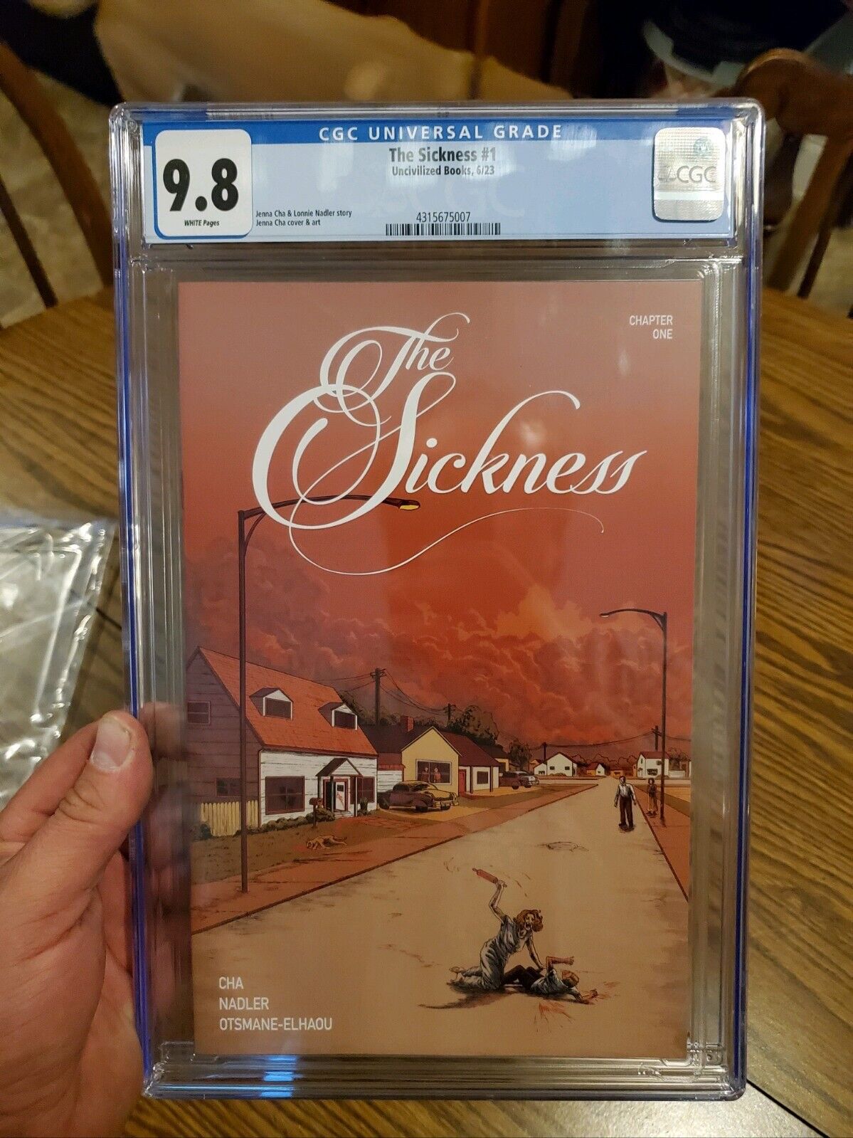 The Sickness 1 CGC 9.8 Cover A Jenna Cha