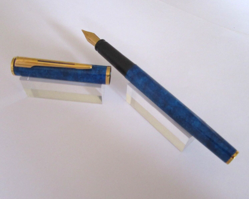 CAPTIVANT ET RAVISSANT STYLO PLUME WATERMAN APOSTROPHE BLEU A238-240 - Imagen 8 de 11