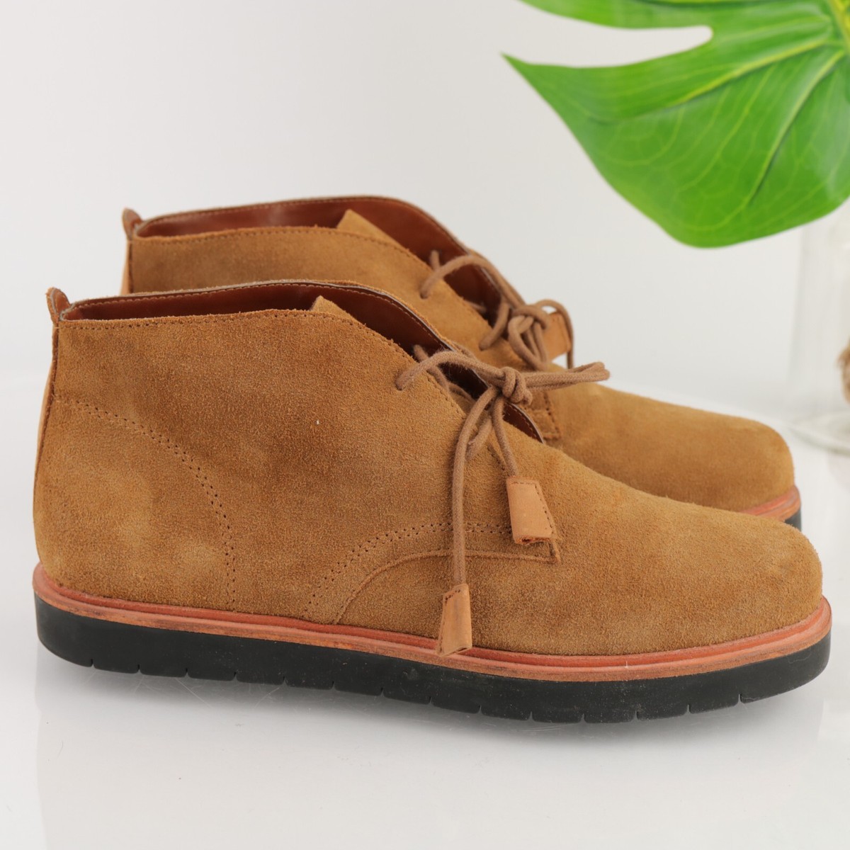 Mia Heritage Tan Chukka Boots Suede Ankle-High MIA Heritage Womens Camryn Chukka Boot Size 8.5 Tan Camel  main image 2