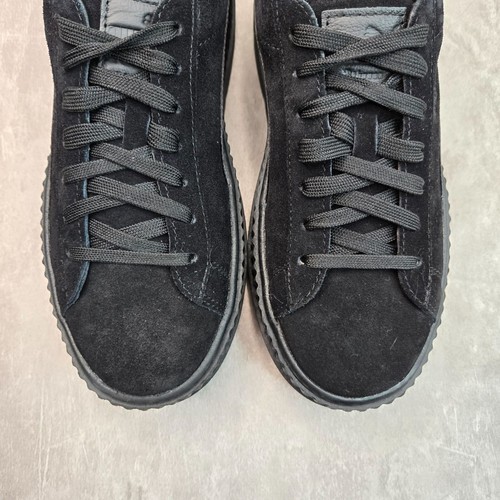 Puma Fenty Rihanna Platform Sneakers Sz 9 Black Suede Y2K Retro Creeper Shoe - Picture 10 of 11