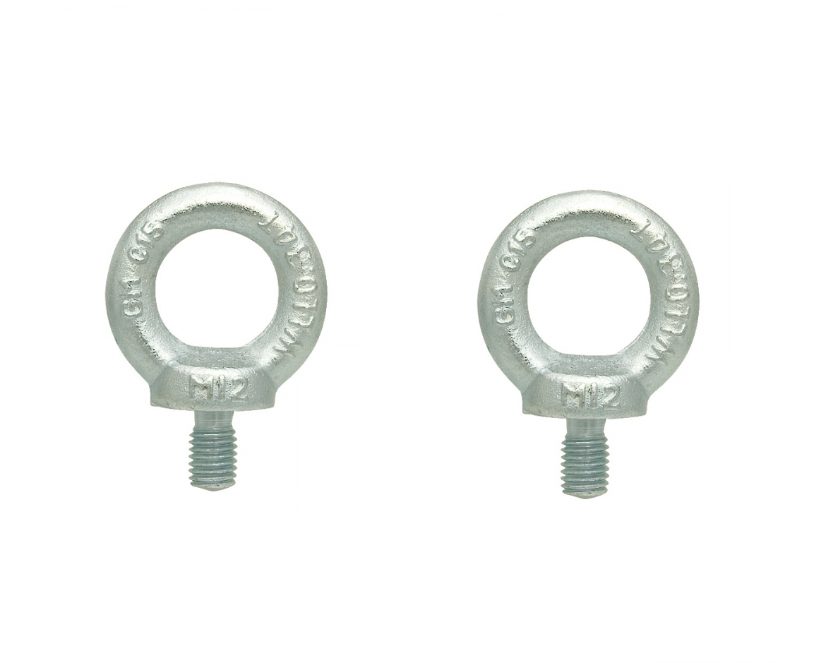 Galvanised Eye Bolt for Rope Lifting Metric Thread Zinc M6 M8 M10 M12