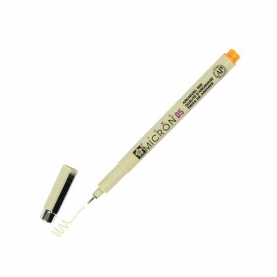 XSDK05-05 Sakura Pigma Micron 05 Marker Pen, 0.45mm Tip, Orange, Pack of 1