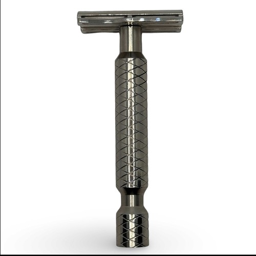 Polished Stainless Steel Safety Razor - by Unknown Maker (Pre-Owned)
