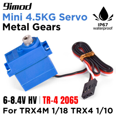 9imod 4,5kg Mini Servo Metallgetriebe für Traxxas TRX4M 1/18 TRX4 1/10 RC Auto