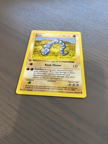 Pokémon TCG Base Set - 1st Edition: Onix 56/102; Diglett 47/102; Sanshrew 62/102 - Picture 4 of 7