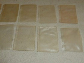 OEM TURBO GRAFX 16 HU CARD SLEEVES LOT OF 10 TURBOGRAFX NEC