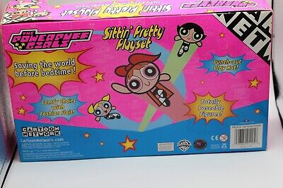 This is a RARE FIND Power Puff Girls Sittin Pretty Playset This is a RARE FIND Power Puff Girls Sittin Pretty Playset