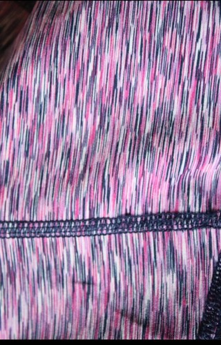 BCG Activewear Heather Purple/ Pink Sports Bra & Capri Set Girls 8/10 - Picture 3 of 5