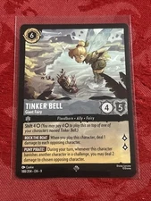 Disney Lorcana Fabled - Tinker Bell - Giant Fairy - Super Rare 188/204